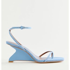 NWT Reformation Emelia Wedge Sandal in Blue/6.